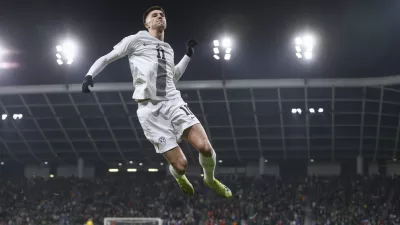 Benjamin &Scaron;e&scaron;ko14.11.2024 - nogomet - liga narodov Slovenija &ndash; Norve&scaron;ka - stadion StožiceFOTO: LUKA CJUHA