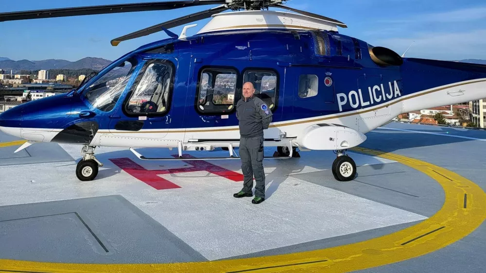 Gregor Kovač, vodja korporativne varnosti in organizacijski vodja heliporta Splo&scaron;ne bolni&scaron;nice Celje