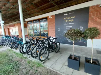 V Termah Čatež si je mogoče izposoditi tudi električna kolesa. 