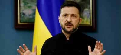 Odločitve brez Ukrajine ne bodo prinesle miru, je danes opozoril ukrajinski predsednik Volodimir Zelenski. / Foto: Reuters