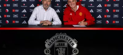 enjamin Šeško, ogodba Machester