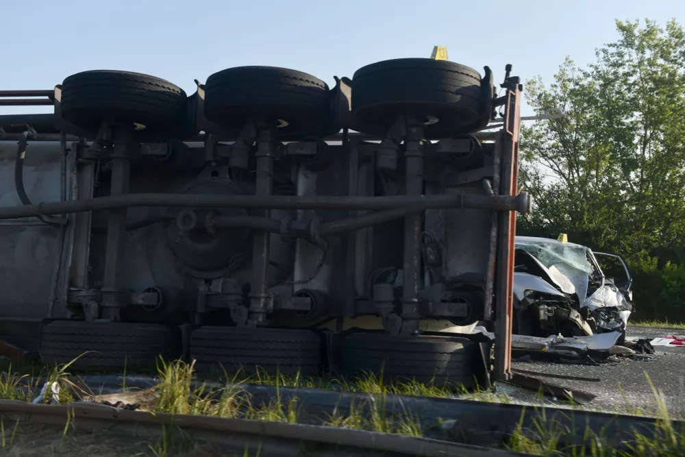 Posledice hude nesreče na hrva&scaron;ki avtocesti