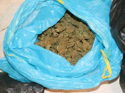 Policist zavohal 18 kilogramov konoplje