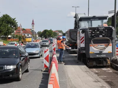 - 02.06.2025 - prenova Celov&scaron;ke ceste//FOTO: Jaka Gasar