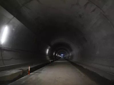 18.3.2024 - predor Karavanke - dogodek ob preboju vzhodne cevi avtocestnega predora Karavanke, nagovor bo imel predsednik vlade Robert Golob, dogodka se bo udeležila tudi ministrica za infrastrukturo Alenka Bratu&scaron;ekFoto: Luka Cjuha