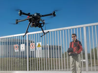 dron, brezpilotni letalnik, droni, Energetika Ljubljana