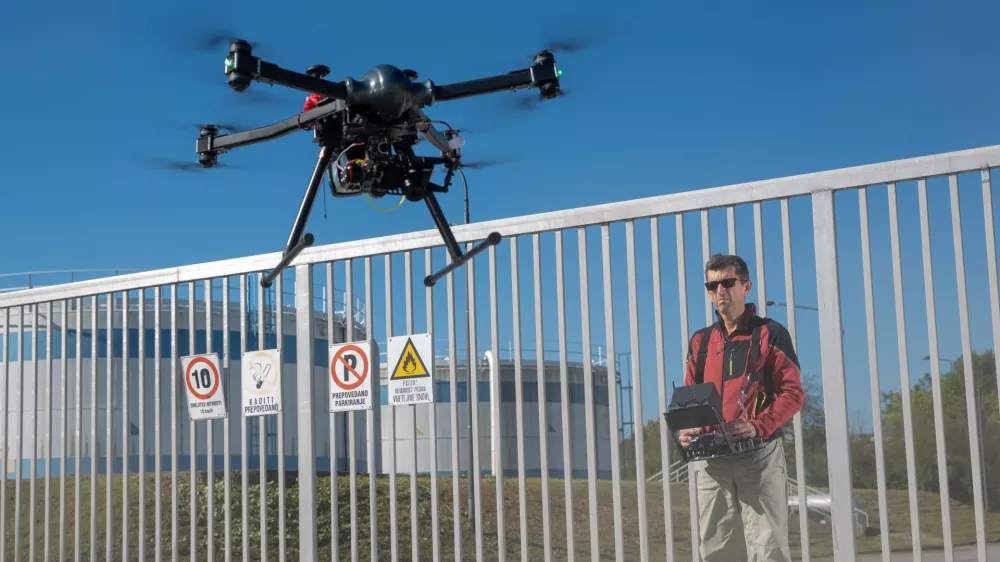 dron, brezpilotni letalnik, droni, Energetika Ljubljana