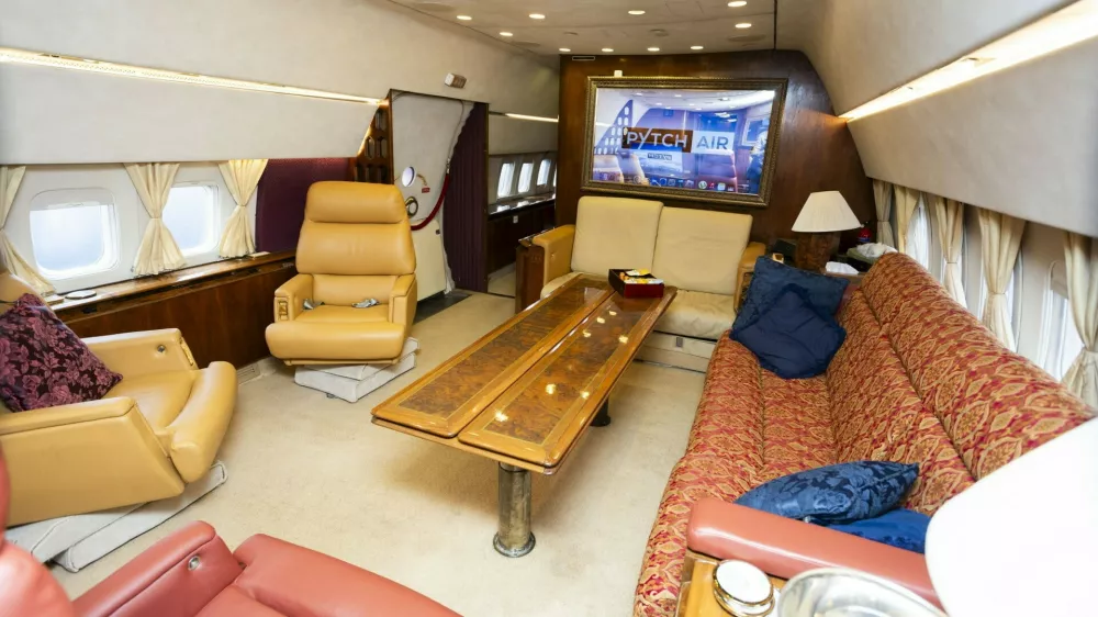 FILE PICTURE - An abandoned Boeing 727 plane once owned by Pablo Escobar transformed into the world's coolest Airbnb. A man who built the 'world's coolest Airbnb' from Pablo Escobar's plane has become embroiled in a planning row with neighbours - over its noisy parties. Johnny Palmer, 41, created the abandoned Boeing 727 plane once owned by the drugs lord to makes guests 'feel like billionaires.' He has now submitted a fresh application for a second Boeing project - this time in a bid to create the 'world's coolest office. Mr Palmer transported his initial Boeing 727 to Brislington in February 2021. Photo released 03/08/2025,Image: 1027584558, License: Rights-managed, Restrictions: Editorial use, commercial use may require additional licenses. We don't use AI to make images which could be mistaken for news photos. AI use will be clearly indicated. Supplied on condition you ensure personal data is processed in compliance with UK GDPR, Model Release: no