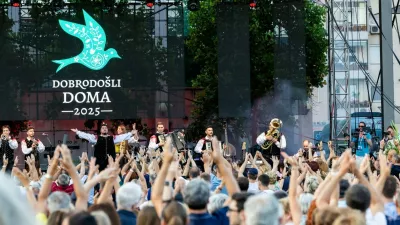 Prireditev Dobrodo&scaron;li doma, srečanje izseljencev, Nova Gorica, 2025 / Foto: Ana Rojc