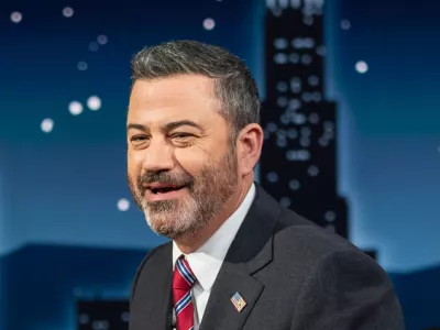 President Joe Biden tapes an appearance on "Jimmy Kimmel Live!", Wednesday, June 8, 2022, at El Capitan Theatre in Los Angeles. (Official White House Photo by Erin Scott)
