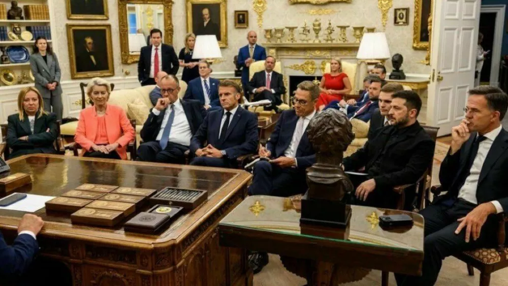 Bela hi&scaron;a, sestanek Donald Trump evropski voditelji