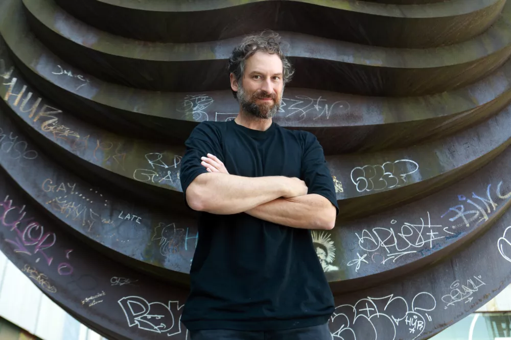 07.08.2025 -I&scaron;tvan I&scaron;t Huzjan, slikarFoto: Tomaž Skale