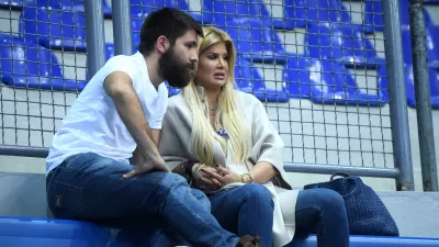 Emil Tedeschi in Nika Perenčević na ko&scaron;arkarski tekmi Cedevita Olimpija &ndash; FMP / Foto: Pixell