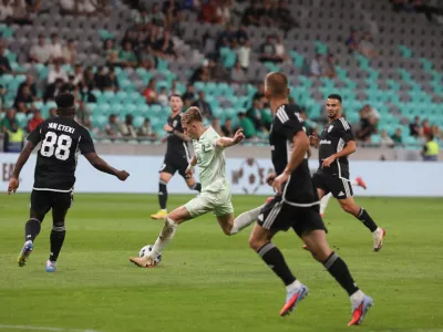 2108.2025. Nogomet Olimpija - Noah. Foto: Bojan Velikonja 