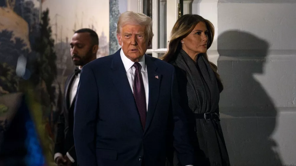 WASHINGTON, DC - MARCH 04: U.S. President Donald Trump addresses a joint session of Congress at the U.S. Capitol on March 04, 2025 in Washington, DC. Vice President JD Vance and Speaker of the House Mike Johnson (R-LA) applaud behind him. President Trump was expected to address Congress on his early achievements of his presidency and his upcoming legislative agenda. Credit: Win McNamee / Pool via CNP.04 Mar 2025Pictured: President Donald Trump and First Lady Melania Trump depart the White House to address a joint session of Congress at the U.S. Capitol in Washington, DC on Tuesday, March 4, 2025. Credit: Bonnie Cash / Pool via CNP.,Image: 972120640, License: Rights-managed, Restrictions: NO Australia, New Zealand, Unknown Country, Model Release: no