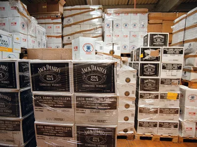 Skladi&scaron;če pijače, viski jack Daniels whiskey