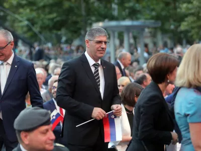 minister za notranje zadeve Bo&scaron;tjan Pokljukar- - 24.06.2019 - Državna proslava ob 28. obletnici samostojne Slovenije - Dan državnosti//FOTO: Jaka Gasar