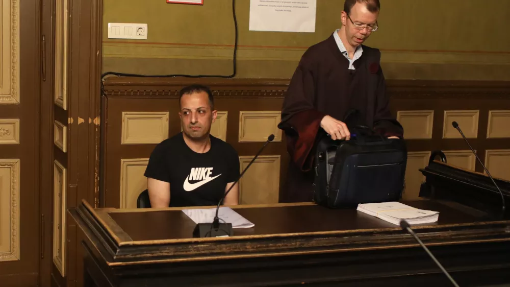 - Aziz Ra&scaron;id- 07.07.2025. - Začetek sojenja zoper Aziz Ra&scaron;ida obtoženega terorizma.//FOTO: Bojn Velikonja