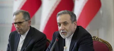 FILE PHOTO: Iranian Foreign Minister Abbas Araqchi speaks during a meeting with foreign ambassadors in Tehran, Iran, July 12, 2025. Hamid Forootan/Iranian Foreign Ministry/WANA (West Asia News Agency)/Handout via REUTERS ATTENTION EDITORS - THIS PICTURE WAS PROVIDED BY A THIRD PARTY./File Photo