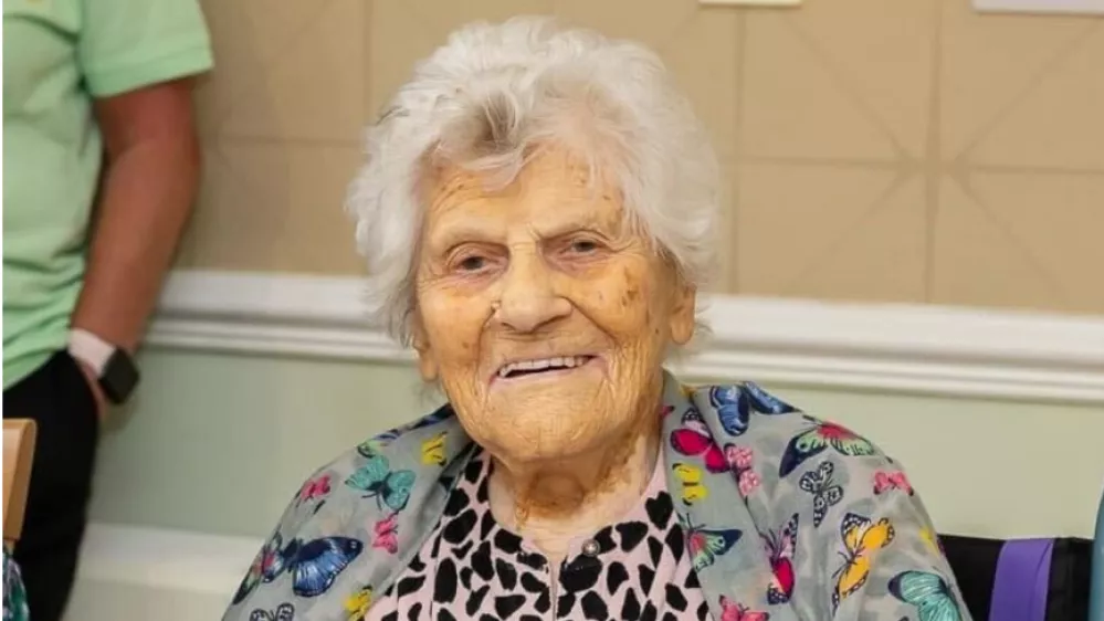 Ethel Caterham, najstarej&scaron;a ženska na svetu, 21. 8. 2025 je bila stala 116 let.