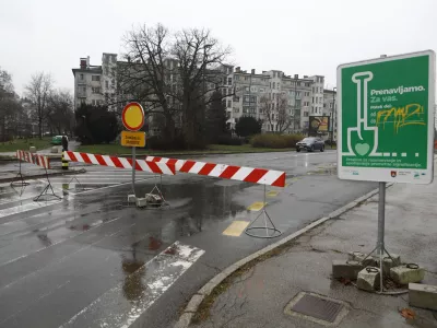 10.03.2025 - Linhartova cesta - obnova - gradbi&scaron;čeFoto: Luka Cjuha