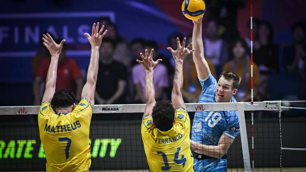 odbojka, rok možič, slovenija, liga narodov