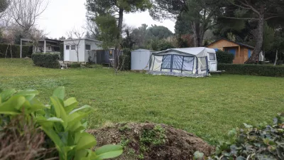 - 25.01.2025 - Protest slovenskih in hrva&scaron;kih vikenda&scaron;ev v Umagu - črnogradnja, Savudrija//FOTO: Jaka Gasar