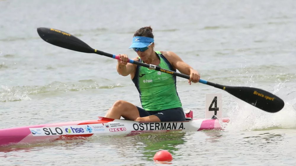 Ceska, Racice.Prvi dan finalnih odlocitev EP v sprintu na mirnih vodah.Kajakasica Anja Osterman.Foto: Kajakaska zveza Slovenije