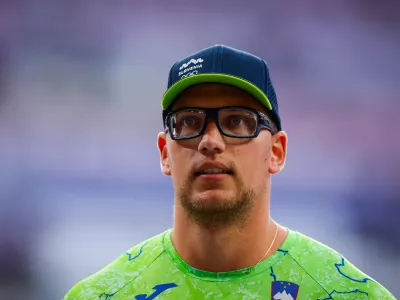 Francija, Pariz.Poletne olimpijske igre 2024 v Parizu.Atletika, finale meta diska za moske.Slovenski atlet Kristjan Ceh.