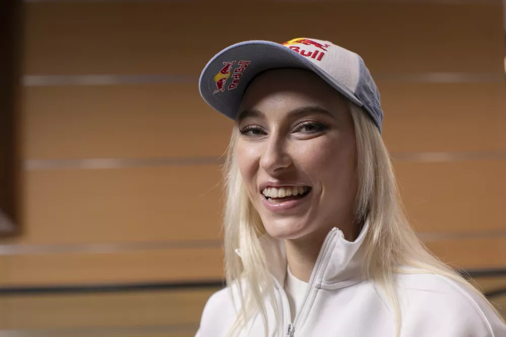 29.11.2024 - Janja Garnbret, slovenska &scaron;portna plezalkaFOTO: LUKA CJUHA