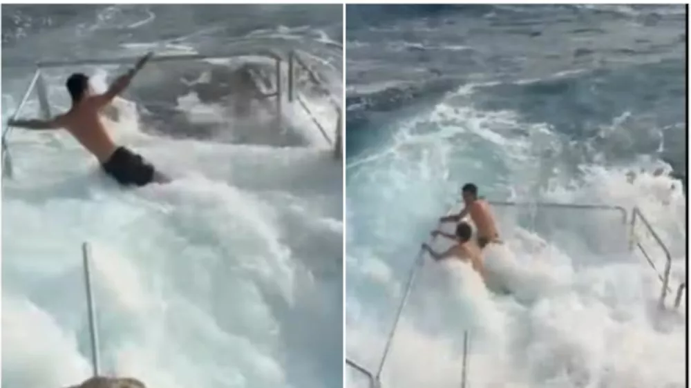 Dogajanje so posneli. 