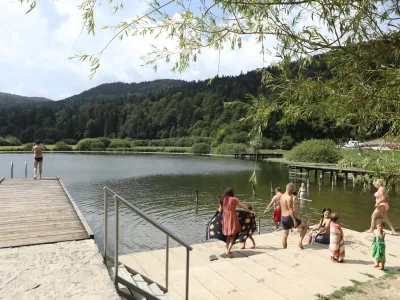 21.07.2025 Podpe&scaron;ko jezero - kopanje v naravnih vodah - naravne vode - Foto: Luka Cjuha