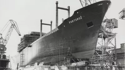 Ladja Portorož, ki so jo zgradili v Pulju v ladjedelnici Uljanik / Foto: Arhiv Pomorskega Muzeja Sergej Ma&scaron;era Piran