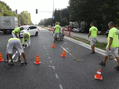 25.08.2025 - Gradbi&scaron;če Linhartova cesta in rondo ŽaleFoto: Luka Cjuha