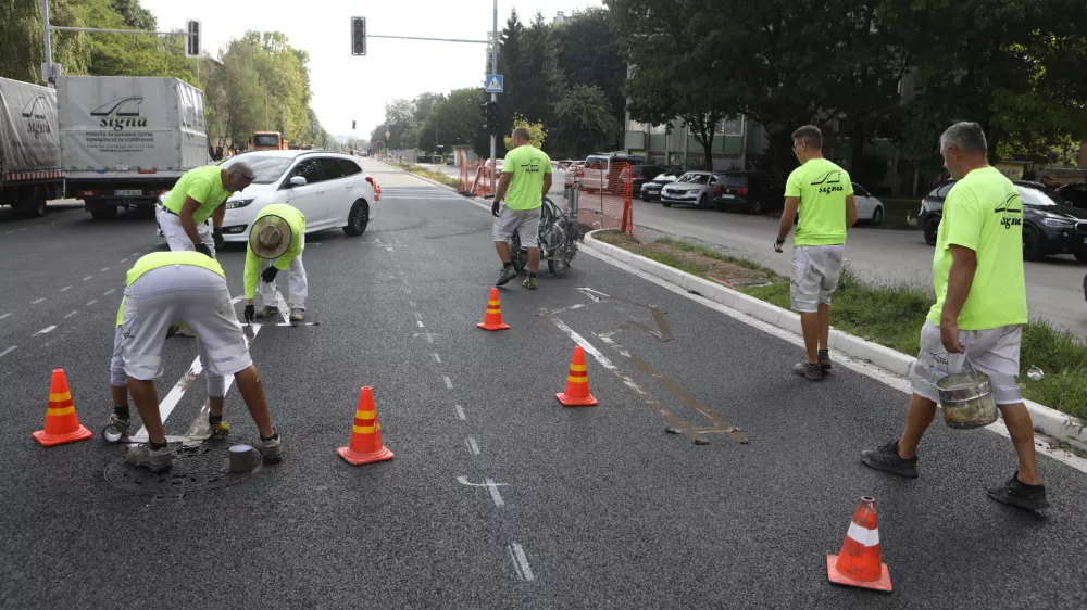 25.08.2025 - Gradbi&scaron;če Linhartova cesta in rondo ŽaleFoto: Luka Cjuha