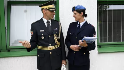 - simbolična fotografija - Slovenska vojska (SV)12.07.2023 &ndash; Brnik - Voja&scaron;ki del letali&scaron;ča Jožeta Pučnika - 16. Center za nadzor in kontrolo zračnega prostora (16. CNKZP) &ndash; odprtje novega podzemnega objekta in operativne dvorane CNKZP //FOTO: Nik Erik Neubauer