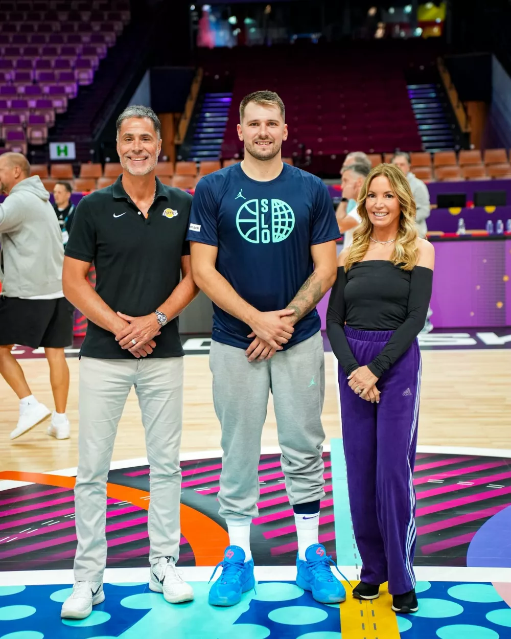 Rob Pelinka, Luka Dončić, Jeanie Buss