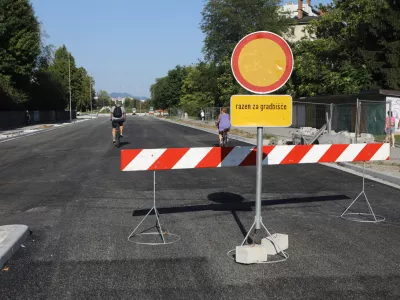 26.08.2025 - Gradbi&scaron;če Linhartova cesta in rondo ŽaleFoto: Luka Cjuha
