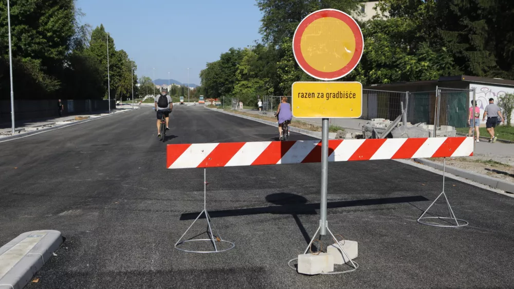 26.08.2025 - Gradbi&scaron;če Linhartova cesta in rondo ŽaleFoto: Luka Cjuha
