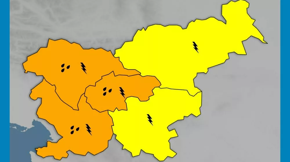 Oranžno opozorilo 28.8.