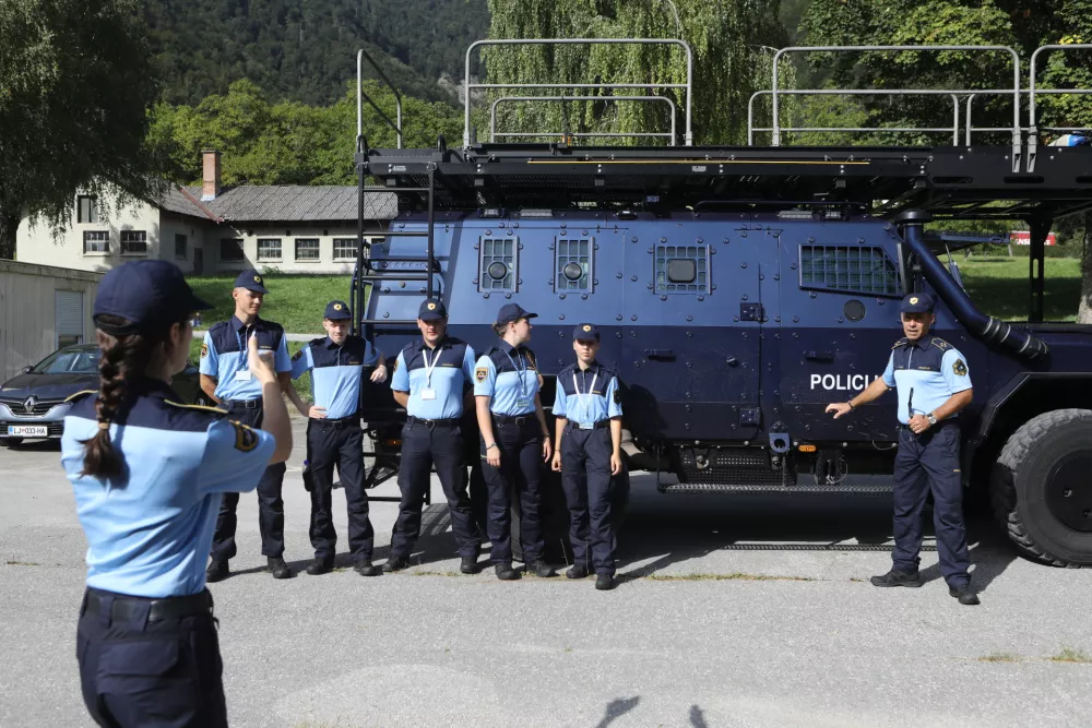 28.8.2025 - Policija - policijski kamp za srednje&scaron;olceFoto: Luka Cjuha