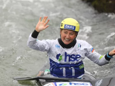 Eva Alina Hočevar30.8.2025 - Svetovni pokal v slalomu na divjih vodah TacenFoto: Luka Cjuha