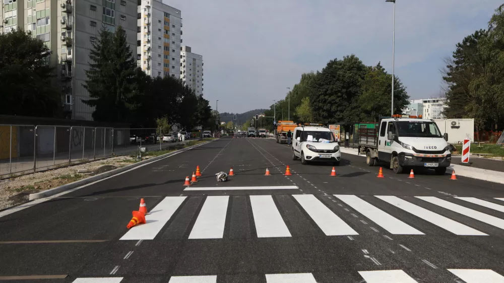 25.08.2025 - Gradbi&scaron;če Linhartova cesta in rondo ŽaleFoto: Luka Cjuha