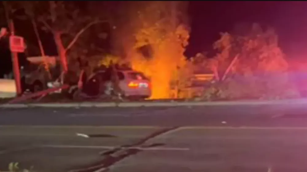 Ognjeni zublji so se hitro raz&scaron;irili. / Foto: Zajem Zaslona