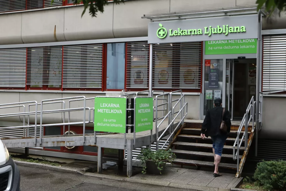 2.9.2025 - Lekarna Ljubljana - Dežurna lekarna ZD MetelkovaFoto: Luka Cjuha