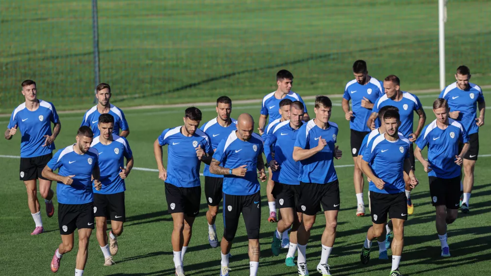 Benjamin &Scaron;e&scaron;ko- 01.09.2025 - nogomet - trening slovenske nogometne reprezentance, Brdo pri Kranju//FOTO: Jaka Gasar