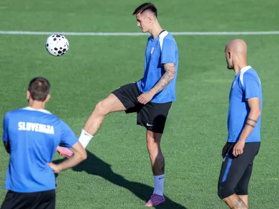 Benjamin &Scaron;e&scaron;ko- 01.09.2025 - nogomet - trening slovenske nogometne reprezentance, Brdo pri Kranju//FOTO: Jaka Gasar