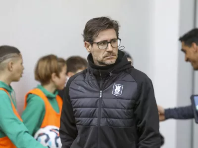 Victor Sanchez2.2.2025 - Nogomet - Stadion Stožice - Olimpija PrimorjeFoto: Luka Cjuha