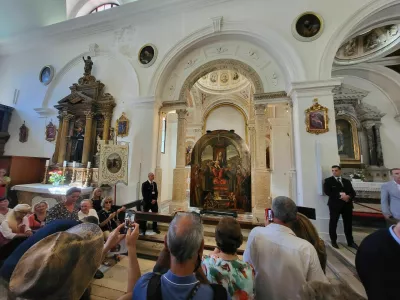 Vittore Carpaccio v Piranu. Foto: Katja Gle&scaron;čič