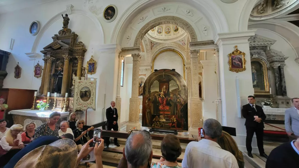 Vittore Carpaccio v Piranu. Foto: Katja Gle&scaron;čič